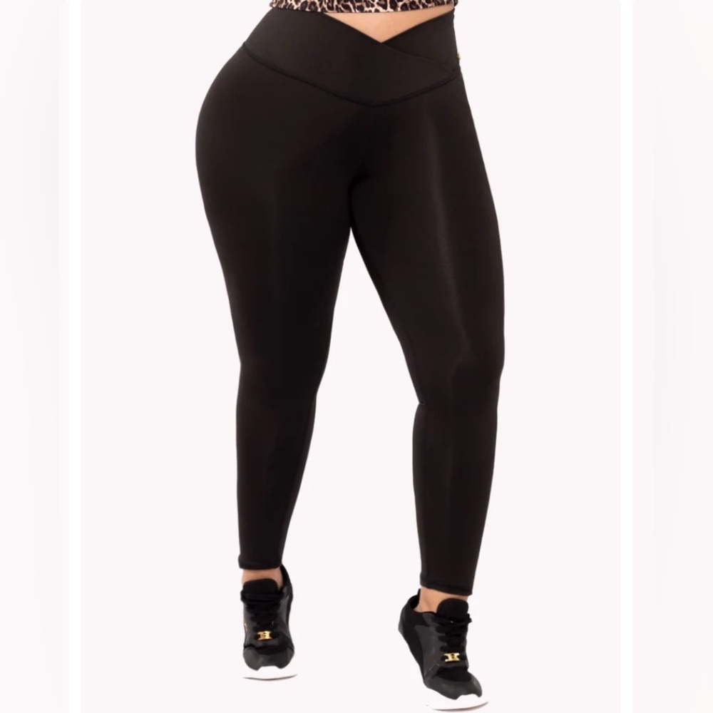 Crossed waist leggings - Picture 4 of 5